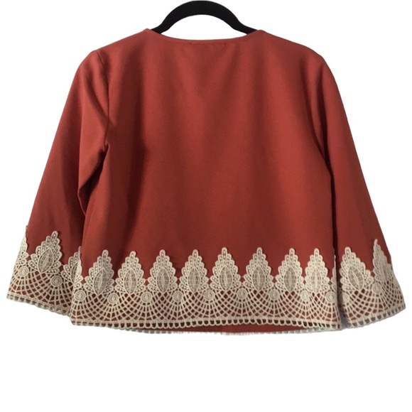 ‼️Arizona Lace Trim Split Hem Top with Mini Skirt‼️ - Picture 7 of 12